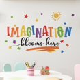 thumbnail image 4 of Innovative Home Wall Stickers For Children's Rooms Living Rooms Kindergartens Schools And Daycares, Colorful Playful Designs With Stars Sun Balloons And Imaginative Lettering,, 4 of 5
