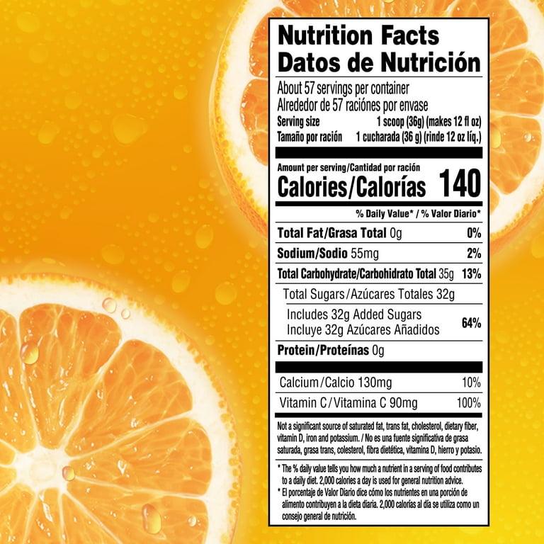 Tang Orange Naturally Flavored Powdered Soft Drink Mix, 4.5 lb