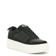 thumbnail image 3 of Le Tigre Women's Midtown Lo Sneakers, Moonless Night/Doe/Silver, 8.5, 3 of 3