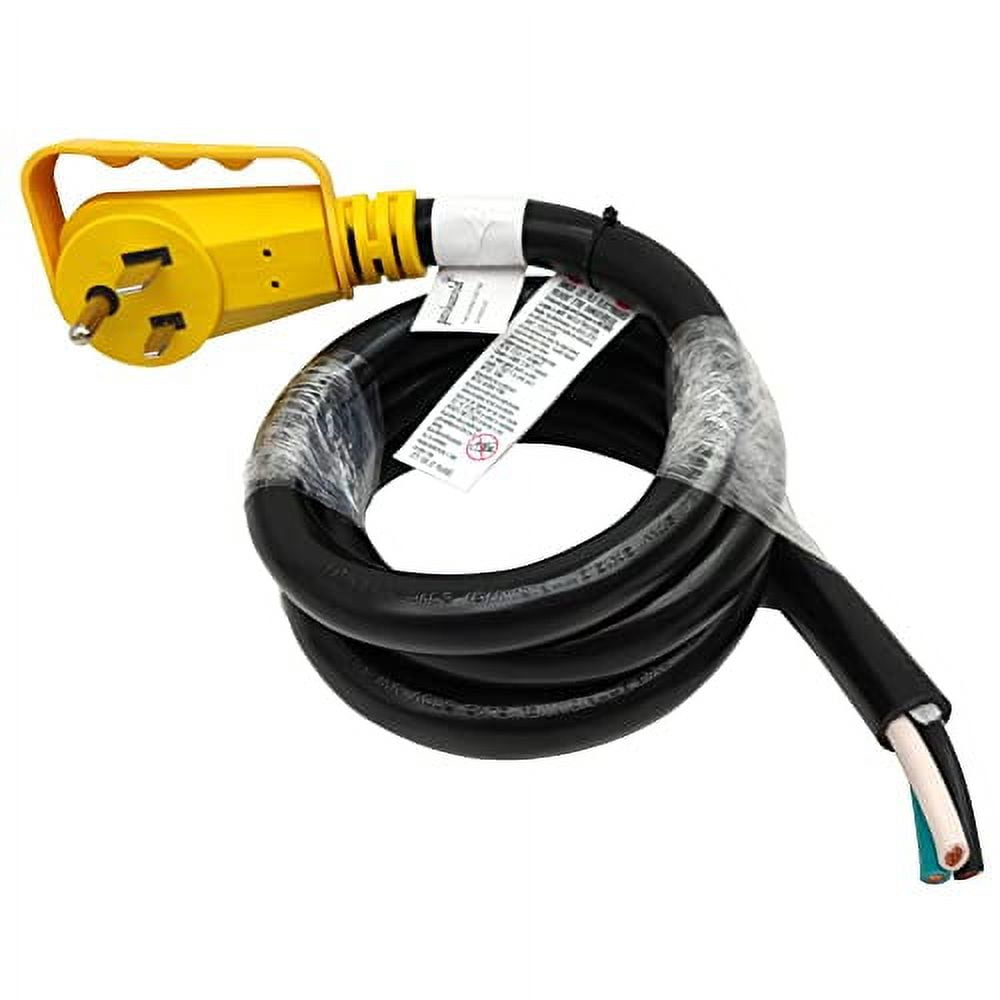 Parkworld 66297 NEMA 6-50 Male Lighted Plug with Handle Power Cord Set with STW 6AWG Cable (6FT)