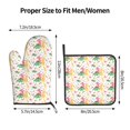 thumbnail image 3 of Bingfone Cute Baby Dinosaurs Print Oven Mitts Pot Holders Set 2 PCS for Kitchen for Cooking Grilling Baking BBQ Pot Holders Cook Essentials, 3 of 7