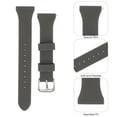 thumbnail image 3 of Quick Release Adjustable Silicone Watch Strap ForGTS 4, 20mm Replacement Sport Watch Band For Wide Lugs Watch With Size Adjustable And Stylish Design, 3 of 8