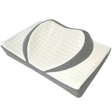 Wondertech® Ergonomic Memory Foam Contoured Heart-Shaped Pillow with Cooling Cover
