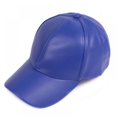 thumbnail image 1 of [BRAND Factory Price!]Genuine Leather Baseball Cap Sunshade Cap Men Women Adjustable Solid Color Leather Peaked Cap, 1 of 10