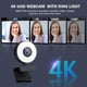 thumbnail image 5 of 4K HD Autofocus Webcam for Laptop Desktop Video Calling, 5 of 5