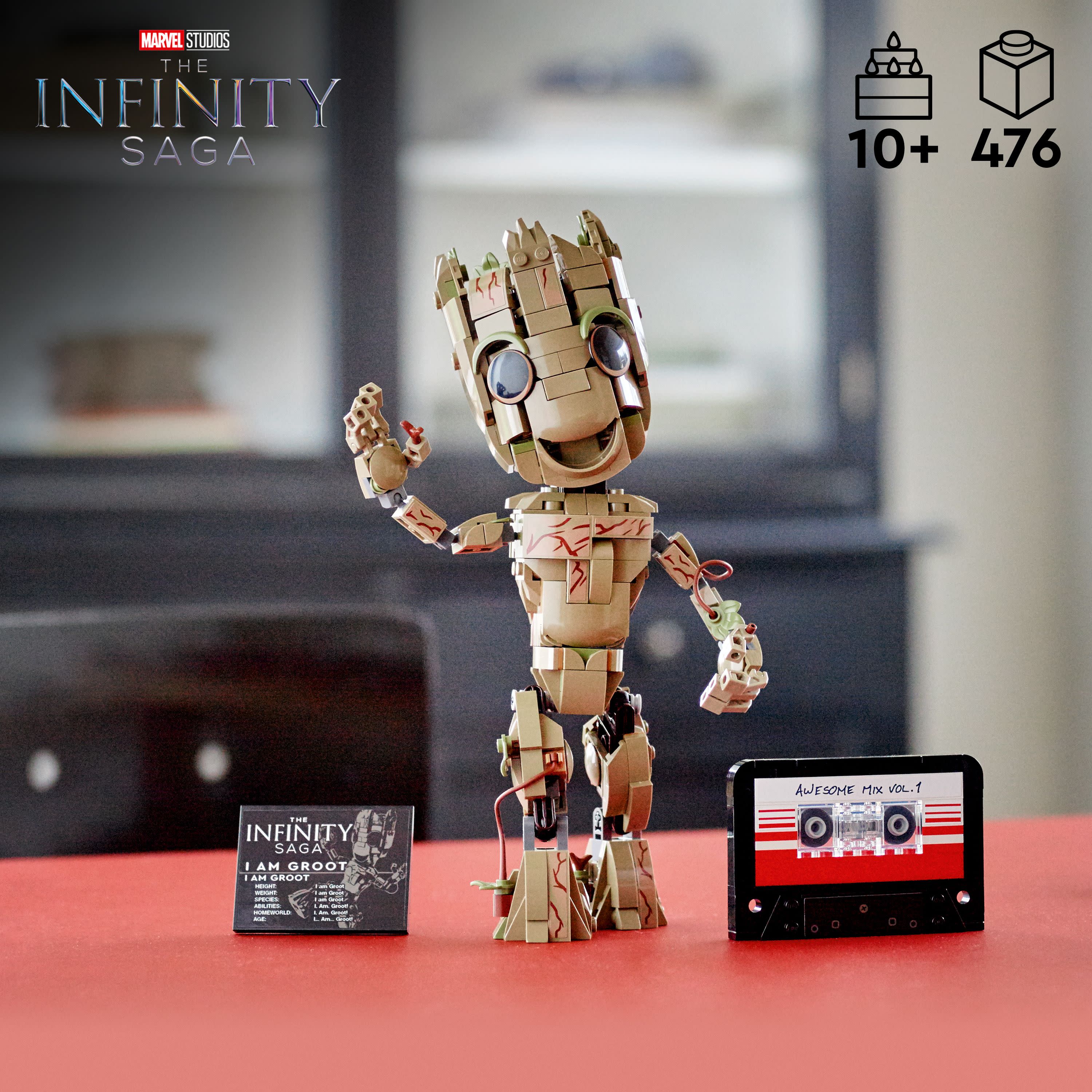 LEGO Marvel I am Groot Buildable Toy, 76217 Guardians of the Galaxy 2 Set, Collectable Baby Groot Model Figure, Gift Idea - image 5 of 9