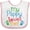 White and Pink, variant on Inktastic My Pappy Loves Me Boys or Girls Baby Bib