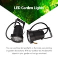 thumbnail image 5 of 4Pcs LED Garden Lights 3W 220V Outdoor Spotlight with Spike IP65 Waterproof Landscape Decorative Lamp Green, 5 of 8
