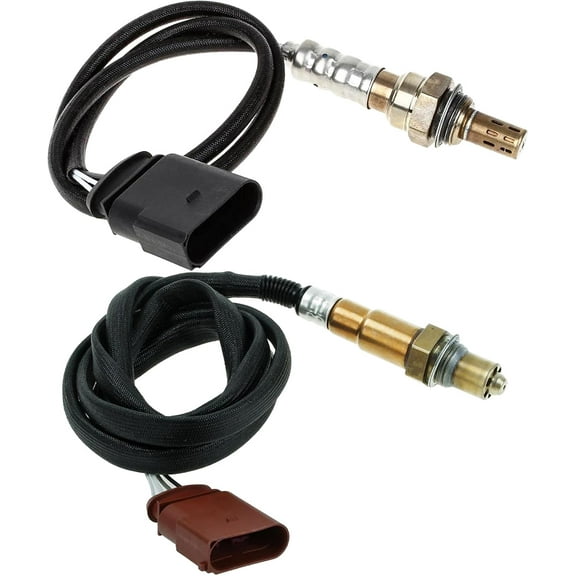 1 Pair Upstream and Downstream Oxygen O2 Sensors Replacement for Vw 1999 2000 2001 Golf Jetta,2001-1998 Beetle 2.7L 2.0L 1.8L,Replaces#234-4874 234-4859,Set of 2pcs