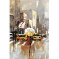 thumbnail image 3 of Personnes avec Parapluies Marchant dans la Rue - Toile 24"x36 Pouces - Impression à la Demande, 3 of 5