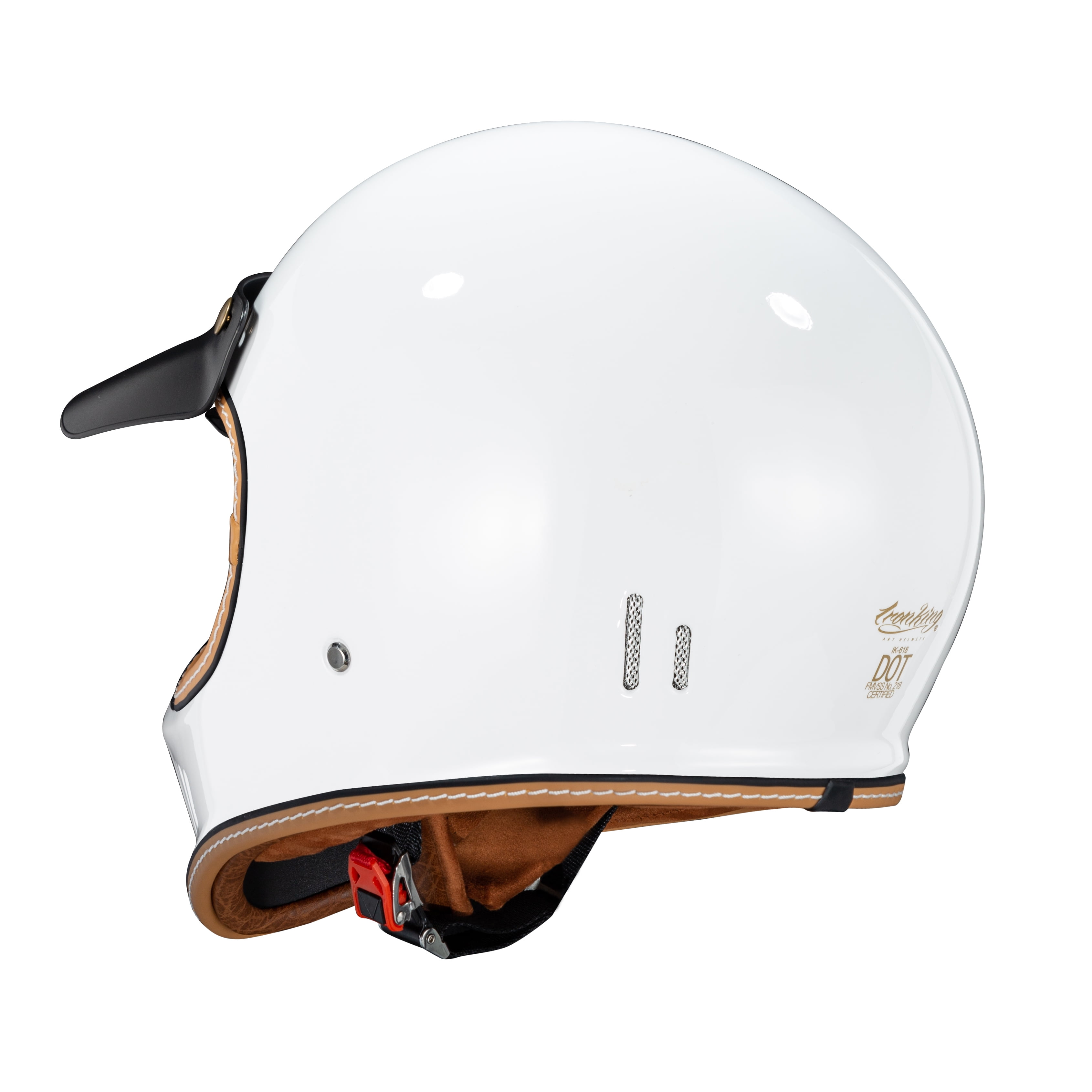 CRG Full-Face Motorcycle Street Bike Fiberglass Helmet DOT Certified-Size XL