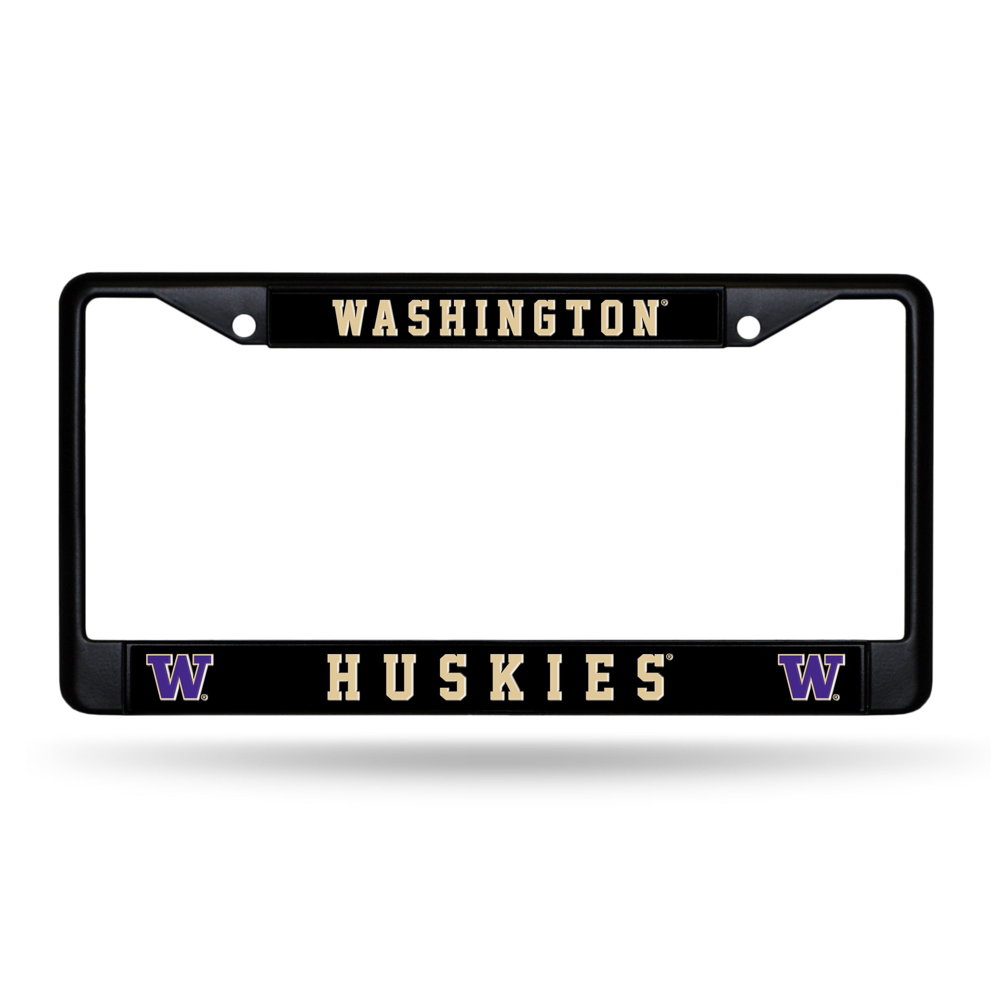 NCAA Washington Huskies 2-Inch Hitch Cover - 3D Chrome Metal Team Logo