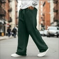 thumbnail image 7 of Men's Relaxed Fit Corduroy Stretch Waist Straight Leg Pants - Casual Trousers for Everyday Wear, Comfortable for All Day UseArmy GreenL, 7 of 7