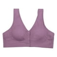 thumbnail image 4 of Cathalem Womens Bras Comfortable Bras for Women Push Up Bralettes for Women with Adjustable Bra(Purple,46), 4 of 4