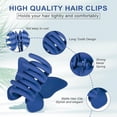 thumbnail image 3 of 4 Pcs Butterfly Hair Clips Claw Clips for Thick Hair for Hair Small Hair Clips for Women, Ideal Hair Accessory for Girls & Women (White Purple Blue Pink), 3 of 7