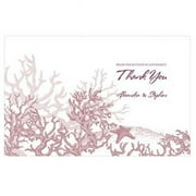 Weddingstar 1070-34-c95 Reef Coral Thank You Card Berry - Pack of 24