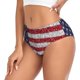 thumbnail image 2 of Balery America Flag Glitter Ropa Interior de Algodón para Mujer con Dibujo – Braguitas Cómodas y Elásticas, Estilo Clásico-XX-Large, 2 of 6
