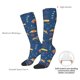 thumbnail image 4 of Fotbe French Bulldog Dog In Beret Calcetas Divertidas Estampadas para Hombre y Mujer, Calcetas de Algodón hasta la Rodilla para Caminar, Correr, Enfermería y Embarazo, 4 of 6