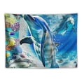 thumbnail image 5 of Orinice Dolphin Tapestry Wall Hanging Unique Style Graphic Tapestries Home Wall Decor Art for Living Room Bedroom Apartment Farmhouse Dorm 50x40inch, 5 of 6