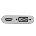 thumbnail image 3 of VGA Tipo C Hub Con DisplayPort Para Video Ultra Alta Definición USB C A VGA Converter Dock Con Ethernet, 3 of 7
