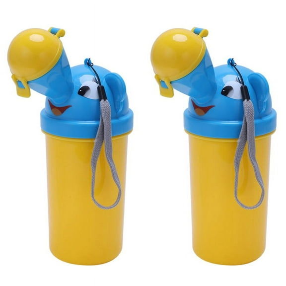 2X Cute Baby Boy Portable Urinal Travel Car Toilet Kids Vehicular Potty