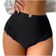 thumbnail image 2 of HongQid Women's High Waisted Underwear Soft Breathable Panties Stretch Briefs Ladies Panties, 2 of 9