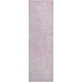 thumbnail image 2 of Addison Rugs Mayfield Washable Transitional Diamond Pink Runner Rug, 2'3" x 7'6", 2 of 5