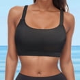 thumbnail image 2 of UAYOTSE Women Bikini Top Halter Solid Color Bathing Suit Top Push Up Swim Top Padded Swimsuit Top,Sizes XL, 2 of 5