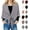 01-c, variant on Chic Shawl With Loop, Soft Knitted Poncho Shawl Wrap for Women, Versatile Wrap for Office Evening Daily Use