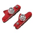 thumbnail image 1 of Bike Brake Pads, Quiet Braking Aluminum Rubber Compound Bike Brake Shoes Pads Cycling Brake Parts Accessory Red, 1 of 8