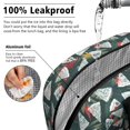 thumbnail image 5 of Lunch Bag Lunch Box for Women Reusable Insulated Lunch Bags,Water-Resistant Banana Leaf Pizza Party Cooler Lunch Tote Bag, Large Capacity for Work Travel Picnic, 5 of 6