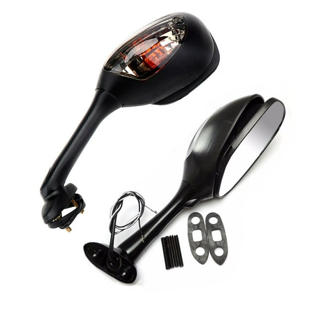 Rétroviseurs avec Clignotants pour Suzuki GSXR600 GSX-R750 GSXR1000 02-15