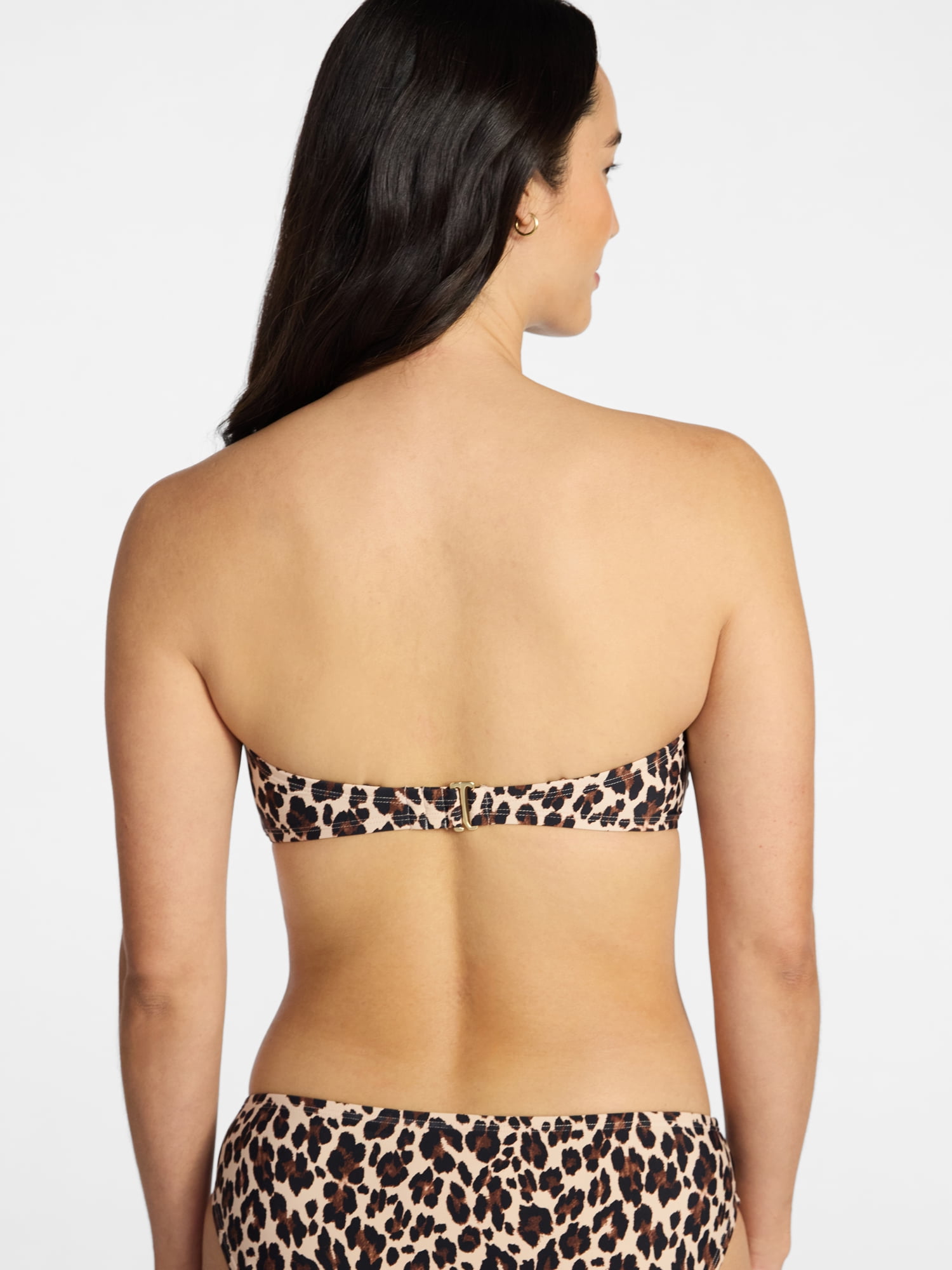 Time and Tru Women's and Women's Plus U Wire Bandeau Bikini Top, Sizes XS-3X