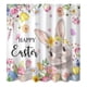 thumbnail image 2 of Cortina de Baño de Pascua, Sin Taladros, con 12 Ganchos, 2 of 6