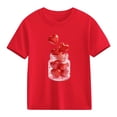 thumbnail image 1 of hengsof T-Shirt Graphique à Manches Courtes Imprimé pour Enfants, 1 of 3