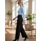 thumbnail image 4 of Set De 2 Sueteres Mujer De Cuello Alto Unitalla Sueteres Dama Sweaters, 4 of 5