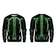 thumbnail image 4 of JIAYUE Sweatshirt For Girls Casual Soft Long Sleeve Halloween Themed Print Crew Neck Hoodless Tops For Fall Winter Loose Fit Daily Outdoor Play And Festive Party Wear,7-8 Years, 4 of 4