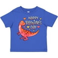 thumbnail image 3 of Inktastic Happy Valentines Day- cute dinosaur Boys or Girls Toddler T-Shirt, 3 of 5