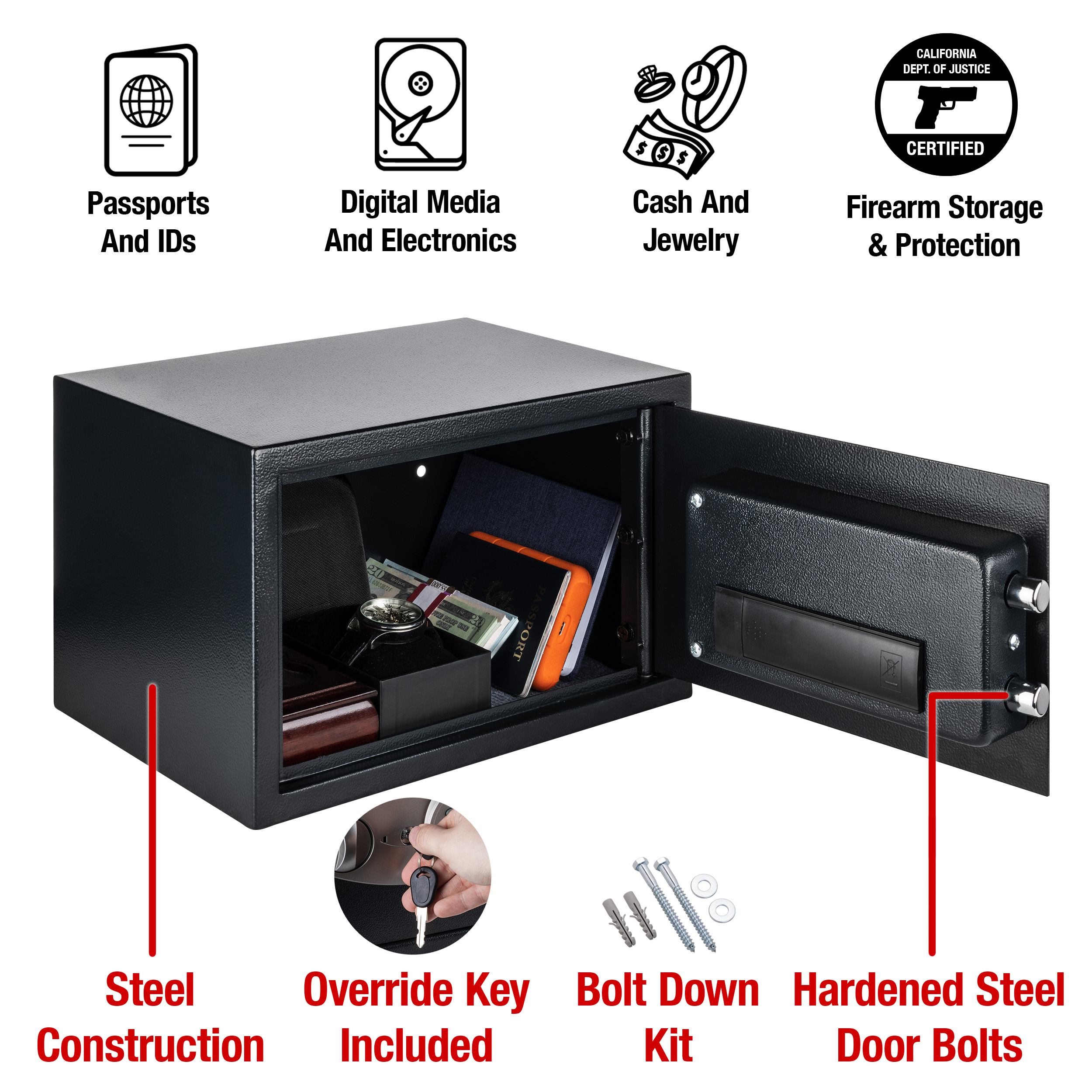 SentrySafe X055 Security Safe with Digital Keypad photo 8