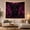 Reaper Throne, variant on Hooded Figure with Glowing Scythe in Purple Vortex Mysterious Fantasy for Dark Art Lovers Dark Fantasy Wall Decor Halloween Gift Tapestry Wall Hanging for Bedroom and Gaming Room
