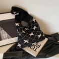 thumbnail image 4 of (Doblado Por La Mitad Y Enviado Dos Veces) Bolso Compras Tejido Con Lazo Bolso Hombro Gran Capacidad para Mujer (Estilo 5), 4 of 9