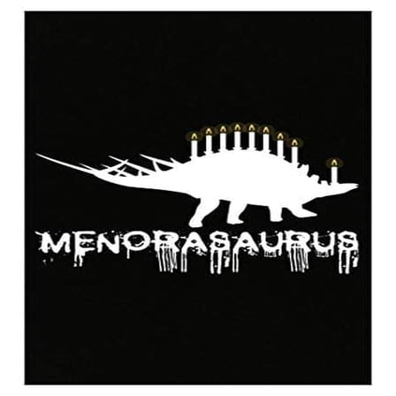 Stuch Strength Funny Hanukkah - Menorasaurus Dinosaur Menorah - Jewish Faith High Holiday - Poster