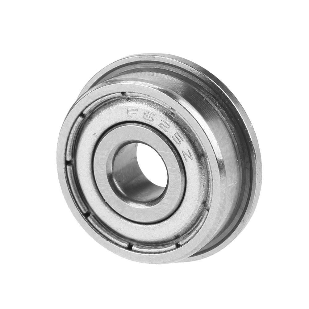 Tebru Double Shielded Bearing, Miniature Bearing,10pcs F625ZZ Double