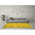thumbnail image 3 of Ahgly Company Machine Washable Indoor Rectangle Southwestern Yellow Country Area Rugs, 2' x 3', 3 of 4