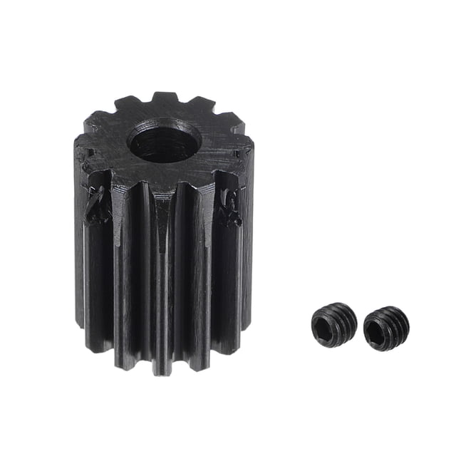 Unique Bargains 5mm Aperture 12T Mod 1 45# Steel Spur Diff Differential Motor Pinion Gear