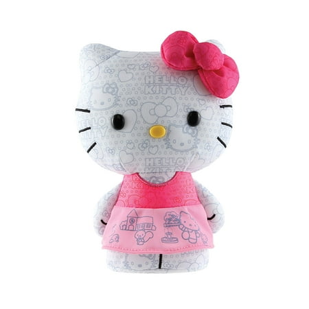 UPC 658382211226 product image for Hello Kitty Color Me Kitty Small Coloring Book Plush | upcitemdb.com