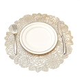thumbnail image 3 of Gold Placemats Set Of 6 Compatible With Dining Table Holiday Decorative Placemats, 3 of 4