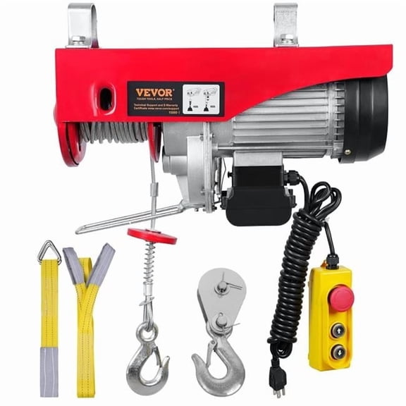 Vevor DDGSSHLYXYKKYSR1AV1 880 lbs Electric Hoist with 14 ft. Wired Remote Control