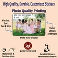 thumbnail image 4 of 45, 3"x2.7" Heart, Custom Stickers Labels. Add Logo, Photo, Text or Art Design and Make Your own Personalized Decals Labels. Custom Decals Logo Stickers, Kiss Cut. Vinyl or Clear., 4 of 4