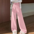 thumbnail image 2 of Kaemgyyd Women's Striped Pajama Pants Lounge Wide Leg High Waist Pj Bottoms with Pockets Drawstring Comfy Sleepwear, 2 of 7